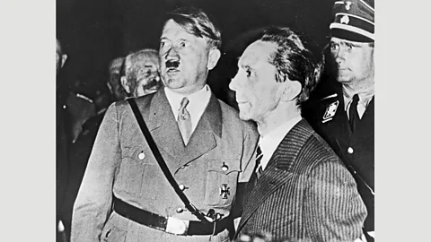 Library of Congress Critics such as Theodor Adorno claimed it was morally wrong to satirise the Nazis – who were themselves devoid of humour (Credit: Library of Congress)