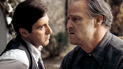 Getty Images Al Pacino and Marlon Brando in The Godfather (Credit: Getty Images)