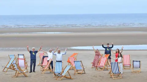 Blackpool Council Andrew Beaumont and family