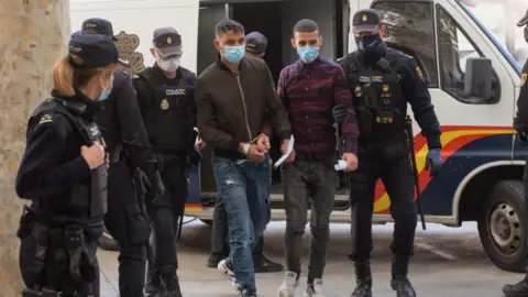 EPA Two suspects are brought before a judge in Palma de Mallorca