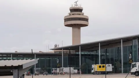 EPA View of Palma de Mallorca airport, Majorca island, Spain, 06 November 2021