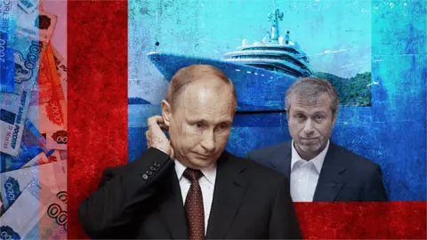 Getty Images Vladimir Putin and Roman Abramovich