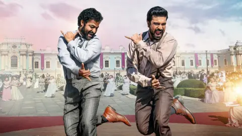 RRR A still from the song Naatu Naatu