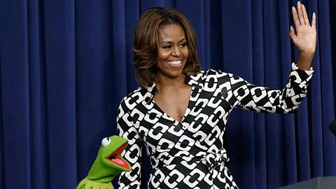 US first lady Michelle Obama at a screening of a Disney film in 2014 (Win McNamee/Getty Images)