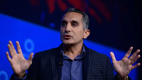 Getty Images The man called ‘The Egyptian Jon Stewart’, Bassem Youssef, had his show banned in Egypt but is now planning an hour-long special on the US election (Credit: Getty Images)