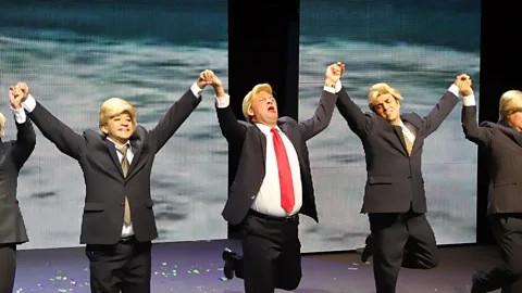 Ivanhoe Donald Trump has repeatedly said that he intends to build a wall between Mexico and the US, prompting a satirical anti-Trump stage play in Mexico City (Credit: Ivanhoe)