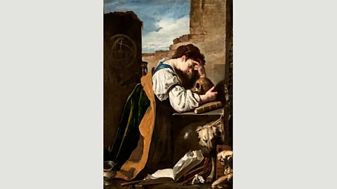 Alamy Fetti’s Melancolia incorporates paintbrushes alongside the usual items from Dürer’s woodcut (Credit: Alamy)