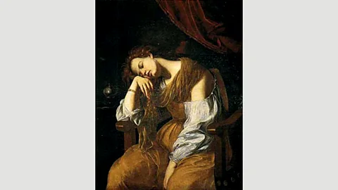 Alamy Gentileschi removed many of the emblems from Dürer, focusing on the human and a posture of despondency (Credit: Alamy)